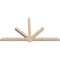 Ekena Millwork Kennewick Smooth Timber Gable Bracket, Douglas Fir, 84"W x 45"H x 3 1/2"D x 3 1/2"F, 13/12 Pitch GBW084X45X0404KEN00SDF - alternate 4